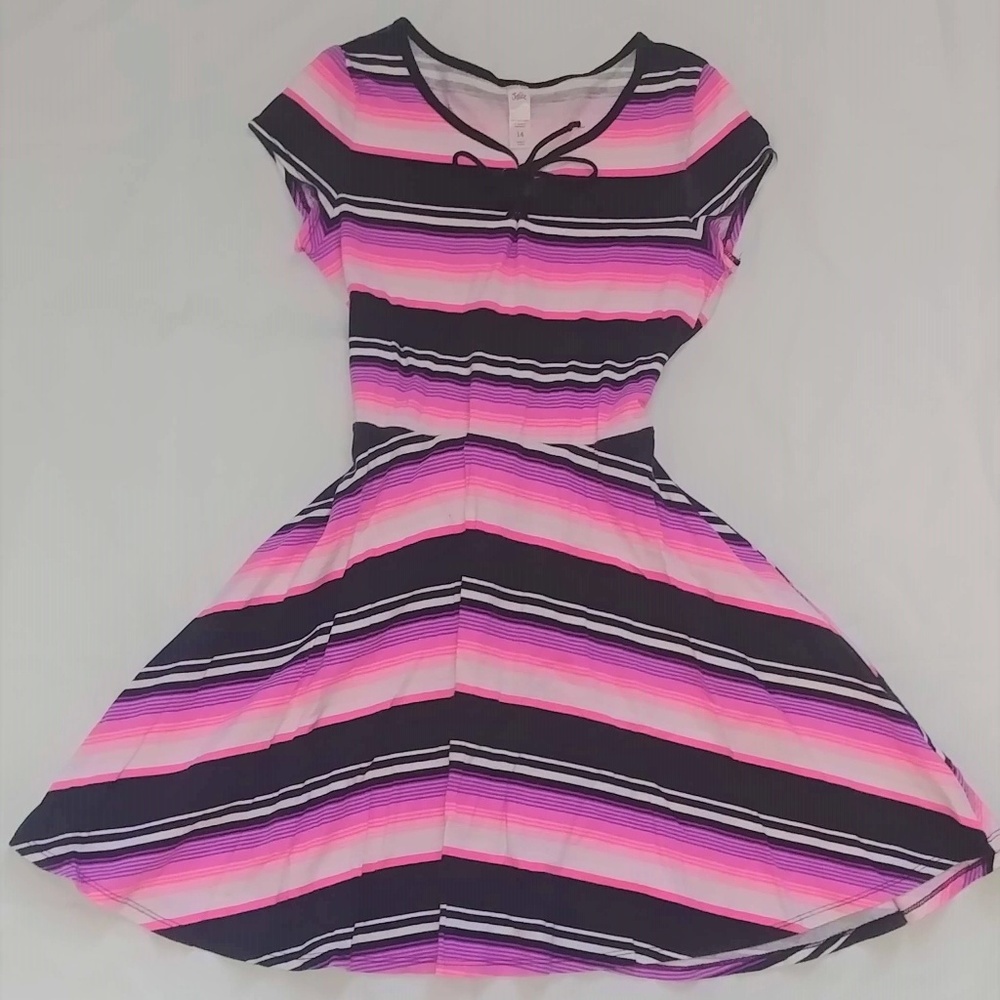 Justice striped dress